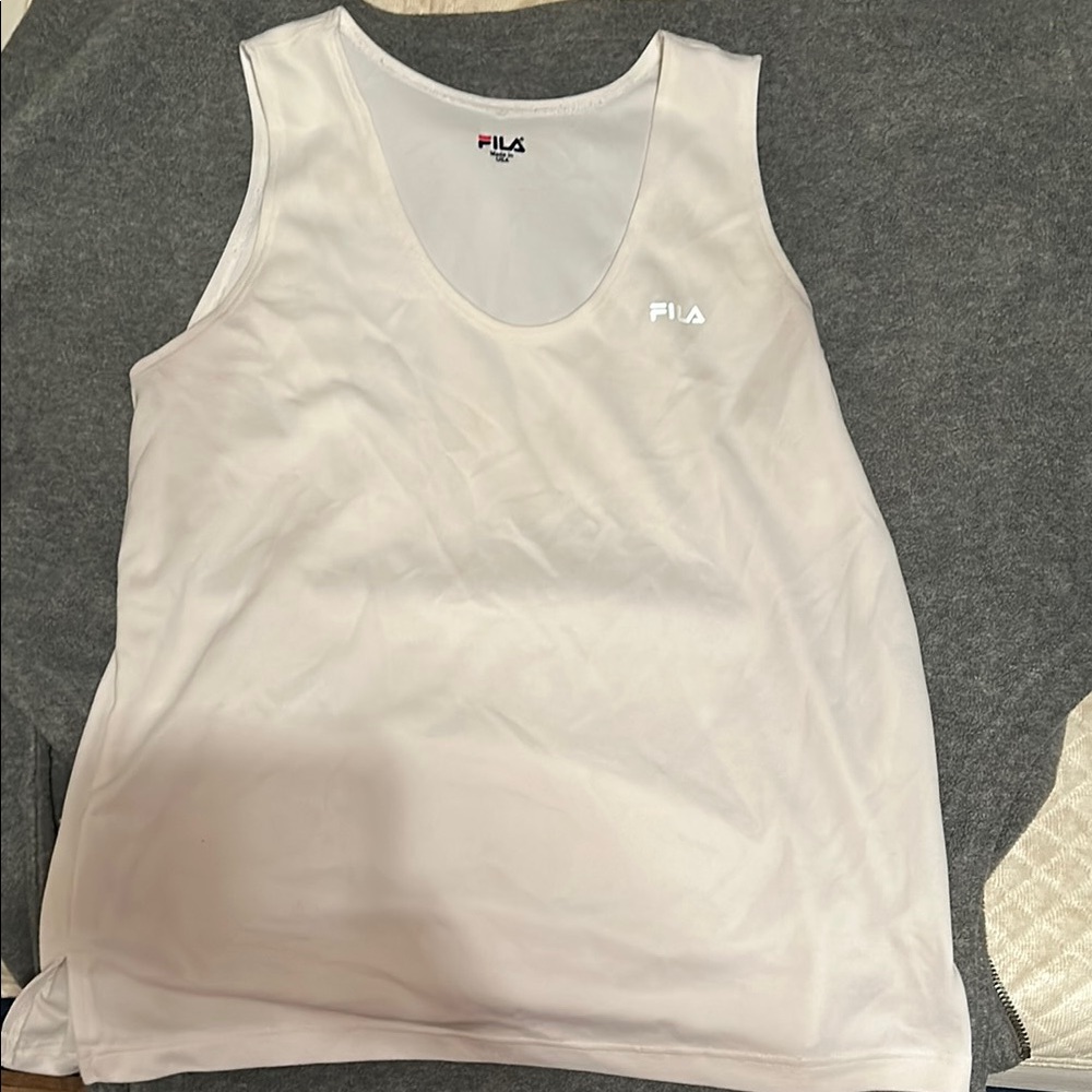 Fila White Tank Top